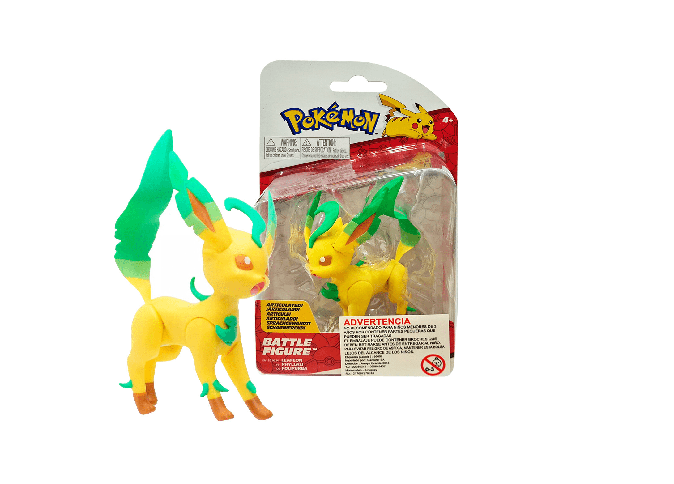 Pokémon -Leafeon Battle Figure