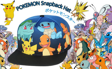 Pokemon Youth Snapback - Original Starters