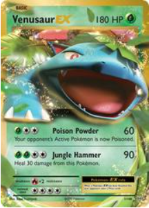 2016 Pokemon XY Venasaur EX Evolutions Graded PSA 9