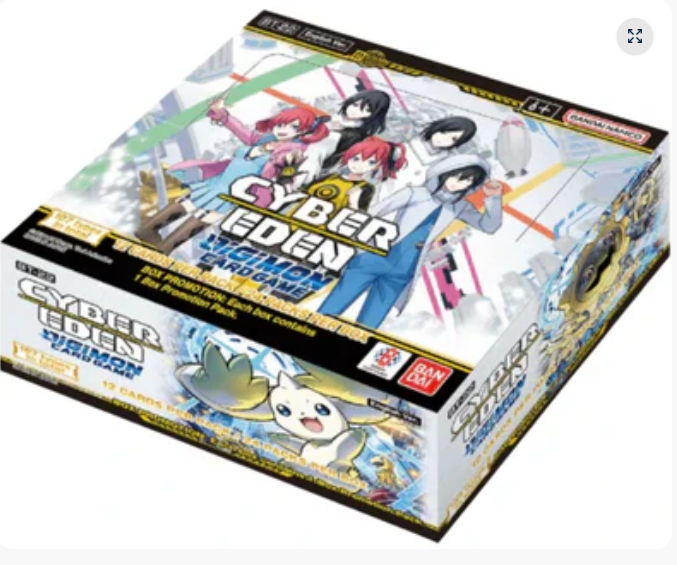 Digimon CG BT22 Cyber Eden loose booster pack