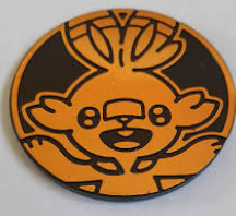 Scorbunny orange foil coin
