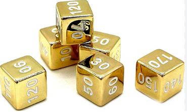 Pokemon Gold Metal Dice