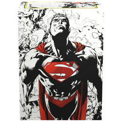 Dragon Shield - Superman Core Red/White Standard Sleeves (100ct)