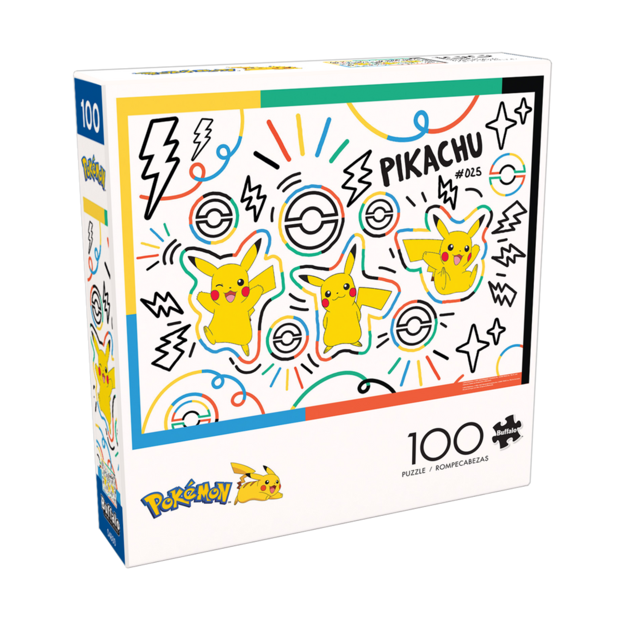 Pokemon: Doodle Pikachu 100 Piece Puzzle