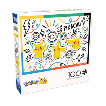 Pokemon: Doodle Pikachu 100 Piece Puzzle