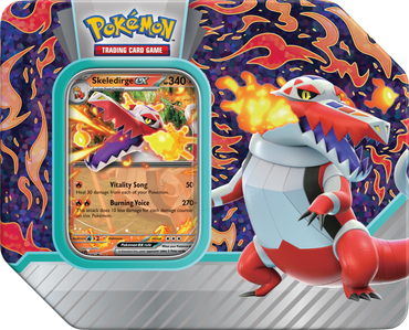 Pokemon TCG: Paldea Partners Tin - Skeledirge