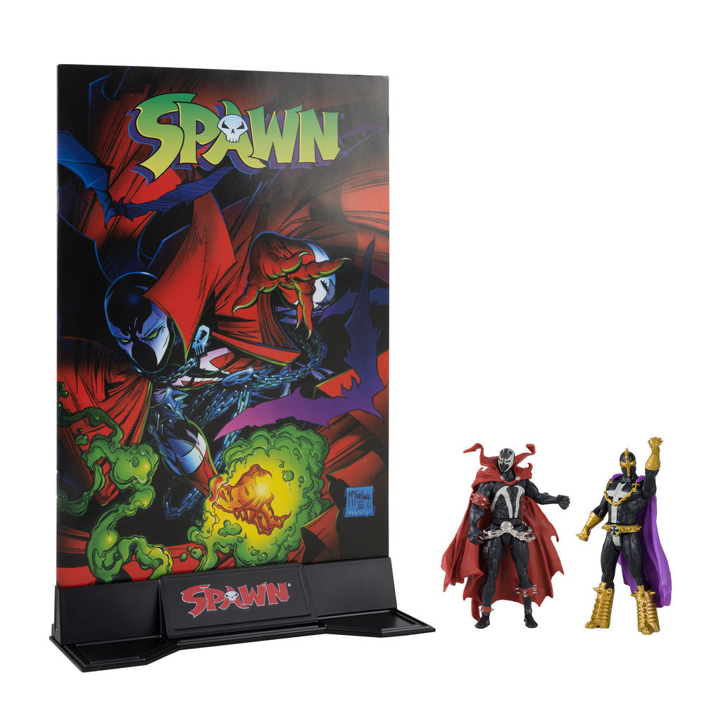 Spawn 3" Figure & Comic 2 Pack - Spawn and Anti-Spawn
