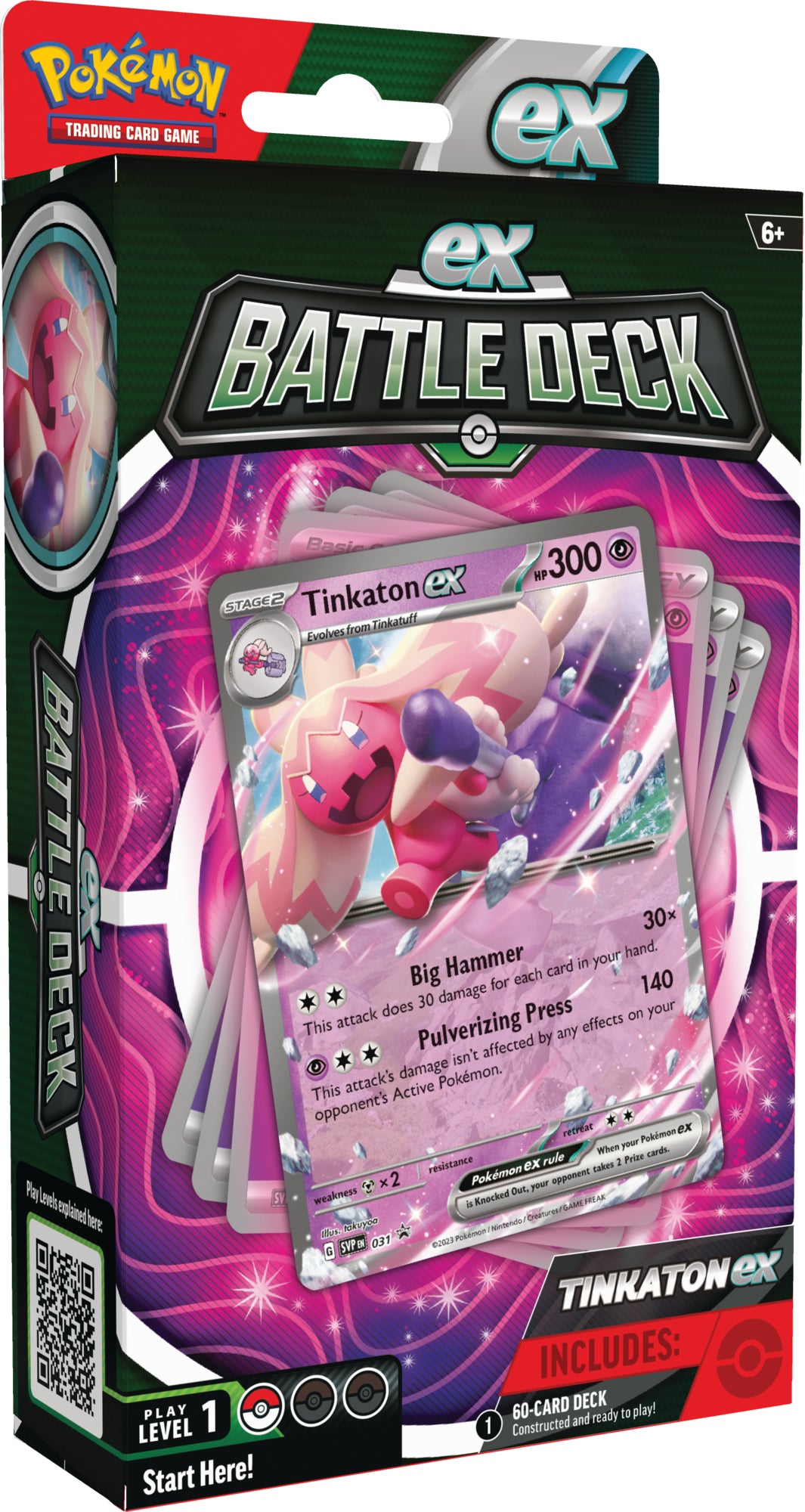PRE ORDER Pokemon TCG: Tinkaton Ex Battle Deck (July 14th Release)