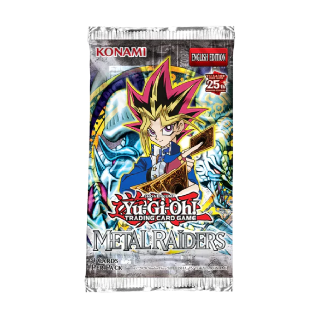Yugioh Metal Raiders Unlimited 25th Anniversary - Loose Booster Pack