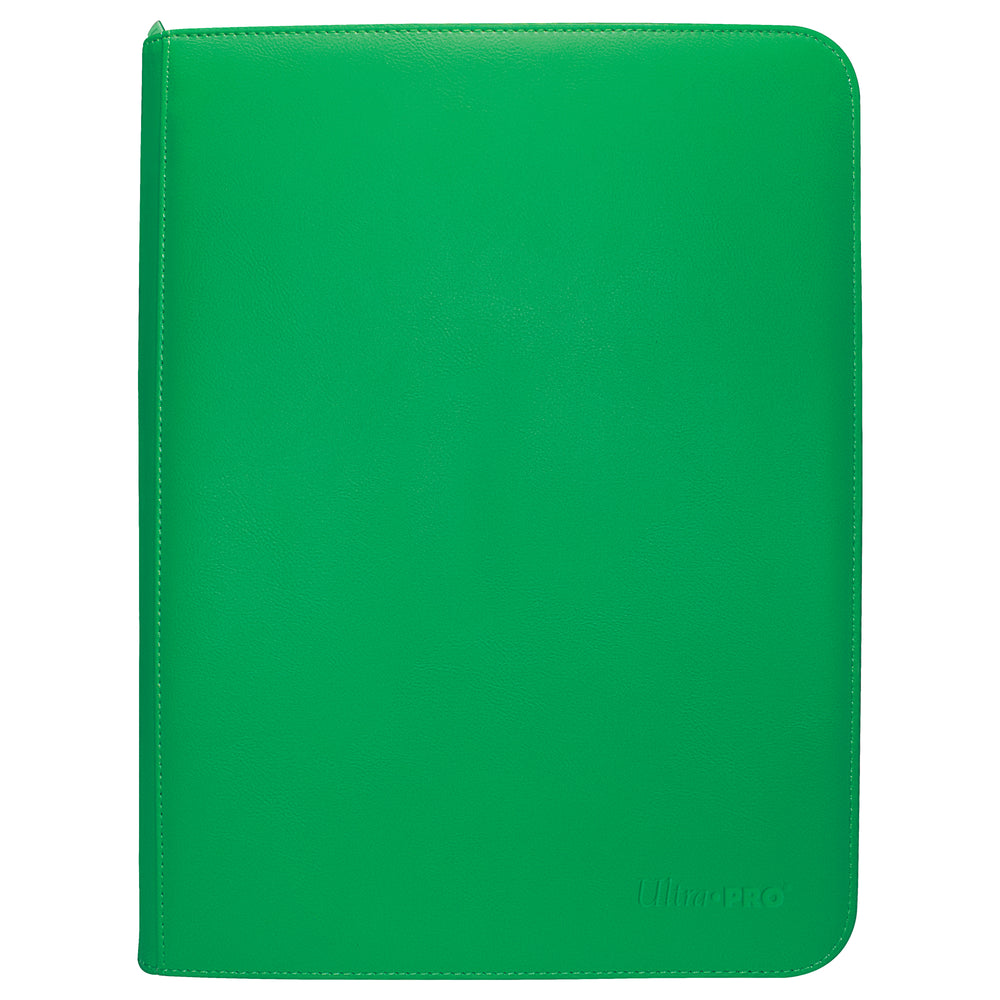 Ultra PRO: 9-Pocket Zippered PRO-Binder - Vivid (Green)