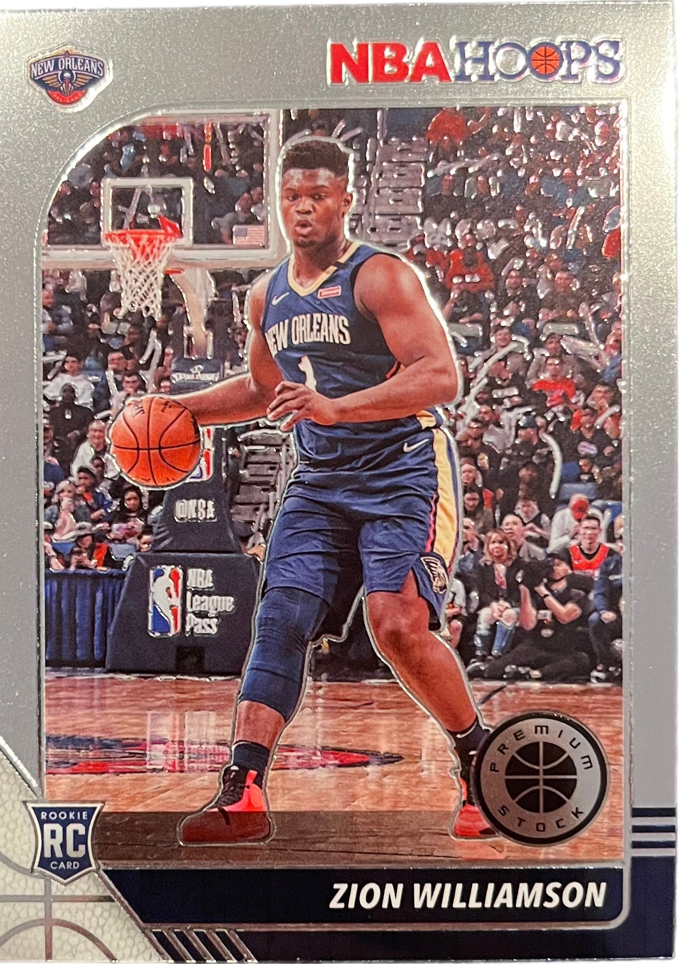 Zion Williamson #258 [Rookie] 2019 Panini Hoops Premium Stock - Base