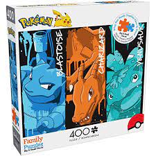 Pokémon Blastoise, Charizard, Venusaur - 400 Piece Puzzle