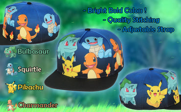 Pokemon Youth Snapback - Original Starters