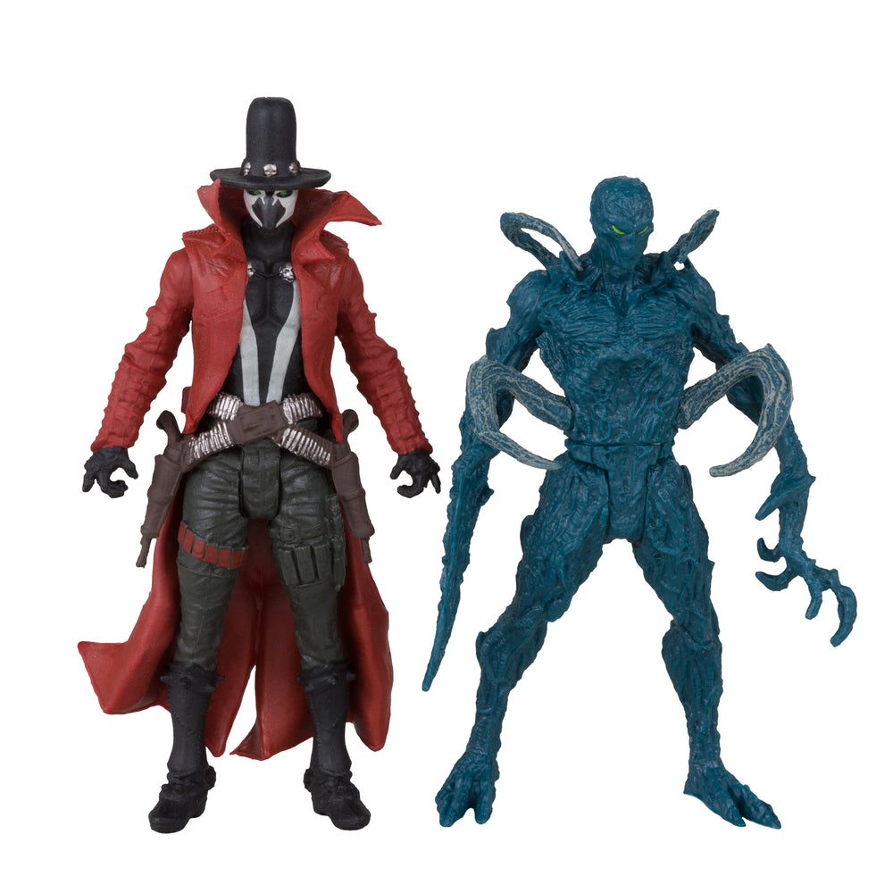 Spawn 3" Figure & Comic 2 Pack - Gunslinger and Auger