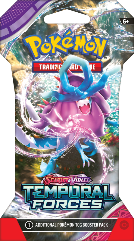 SV5 - Scarlet & Violet Temporal Forces Sleeved Booster Pack (Random Art)