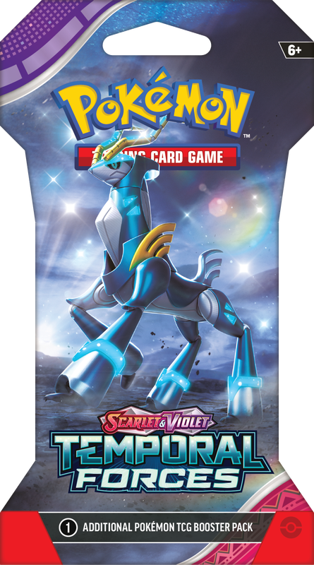 SV5 - Scarlet & Violet Temporal Forces Sleeved Booster Pack (Random Art)