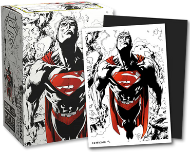 Dragon Shield - Superman Core Red/White Standard Sleeves (100ct)