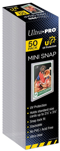 PRE ORDER Ultra PRO: Mini Snap 50 Pack (UV Protected) (Restock, Arrives Next Week)