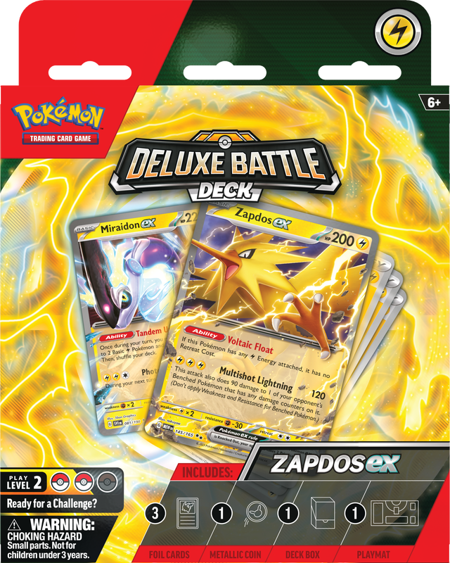 Pokemon Deluxe Battle Deck - Zapdos ex