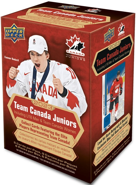 WINTER SALE - Upper Deck Team Canada Juniors 2023 Blaster Box