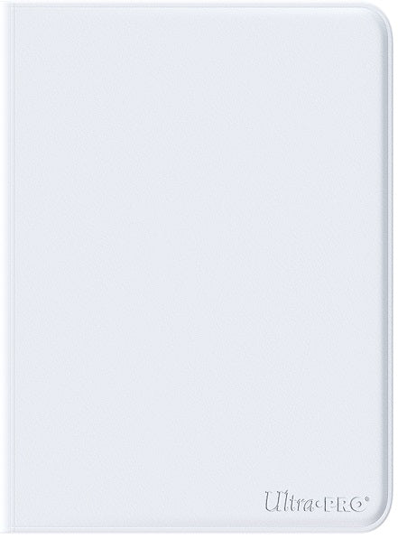 Ultra PRO: 12 Pocket Zippered Binder - Vivid White