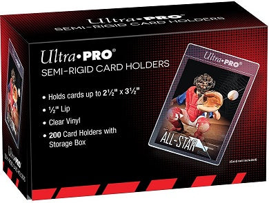 Ultra Pro Semi Rigid Card Savers - 200 ct 1/2" Lip (Regular Size)