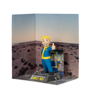 PRE ORDER Movie Maniacs 6" Posed Fallout Vault Boy Statue (Ships 5-7 Business Days)