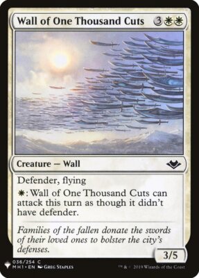 036/254 Wall of One Thousand Cuts [mystery booster]