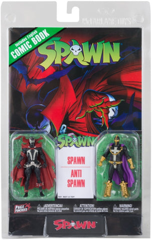Spawn 3" Figure & Comic 2 Pack - Spawn and Anti-Spawn