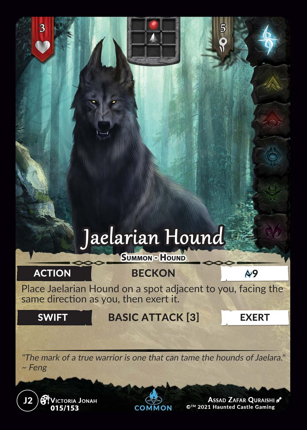 015 / 153 J2 - Jaelarian Hound - Common