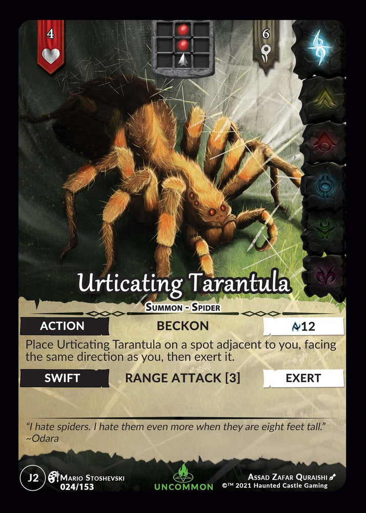 024 / 153 J2 - Urticating Tarantula - Uncommon