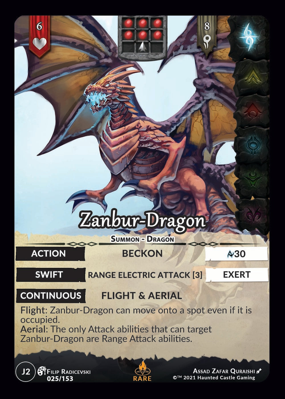 025 / 153 J2 - Zanbur-Dragon - Rare