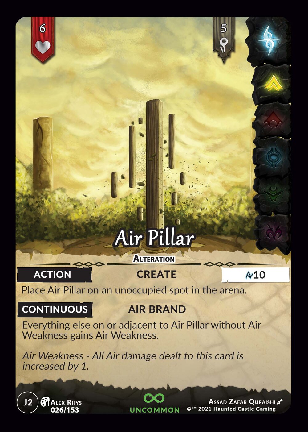 026 / 153 J2 - Air Pillar - Uncommon