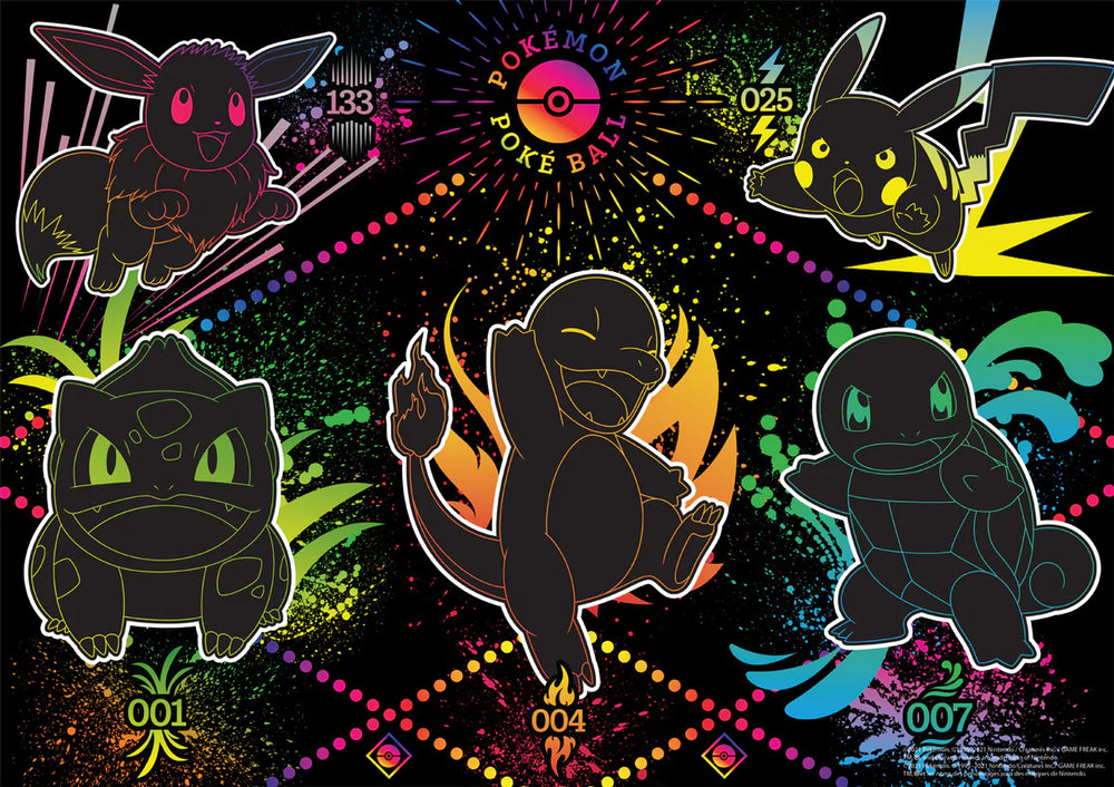 Vibrant Pokemon - 1000 Piece Jigsaw Puzzle