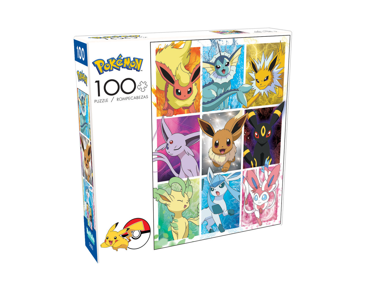 Pokémon Eevee Evolutions Frames Jigsaw Puzzle - 100 Piece