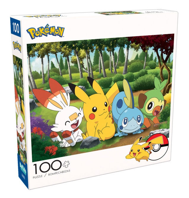 Pokémon Galar Region Friends 100 Piece Jigsaw Puzzle  - 100 Piece Puzzle