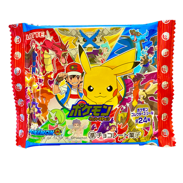 Lotte Pokemon Chocolate Wafer w/ Collectable Sticker Japanese