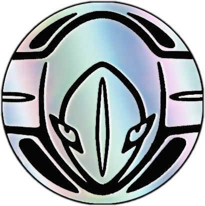 Deoxys Pokemon Collectible Coin (Silver Rainbow Mirror Holofoil)