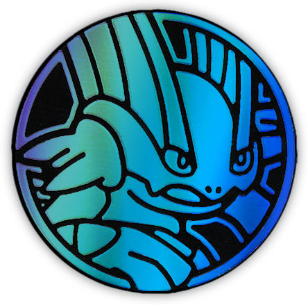 Swampert Pokemon Collectible Coin (Blue Rainbow Mirror Holofoil)