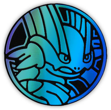 Swampert Pokemon Collectible Coin (Blue Rainbow Mirror Holofoil)