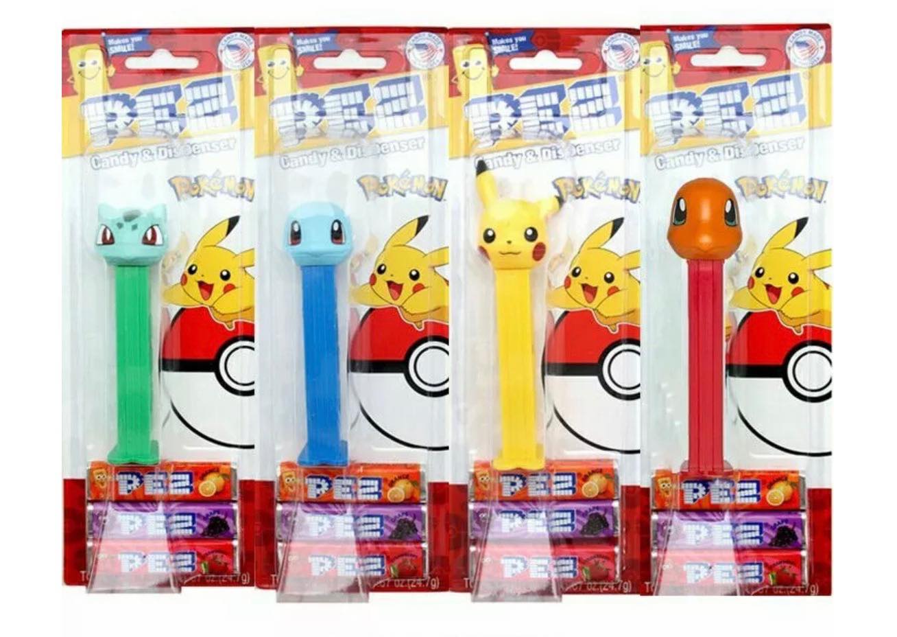 Pokemon PEZ Bundle (Artset of 4 in a bundle)