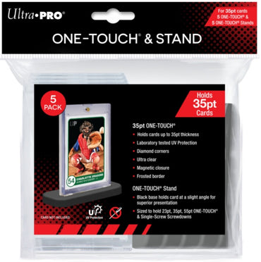 Ultra PRO: One-Touch 130pt with Stands (5-Pack)