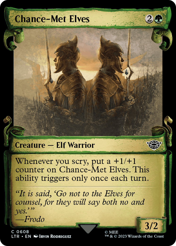 Chance-Met Elves [The Lord of the Rings: Tales of Middle-Earth Showcase Scrolls]
