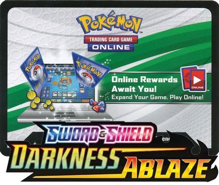 Darkness Ablaze PTCGO Code - Booster Pack (FOR THE ONLINE POKEMON GAME)
