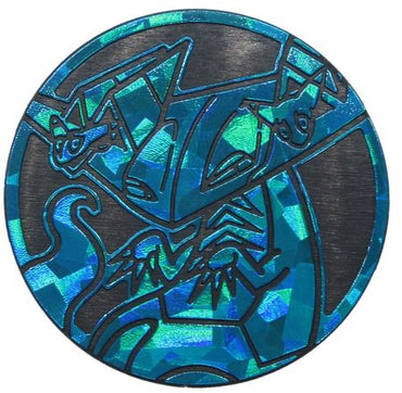 Dragapult VMAX Shiny Large Pokemon Collectible Coin (Blue Cracked Ice Holofoil)