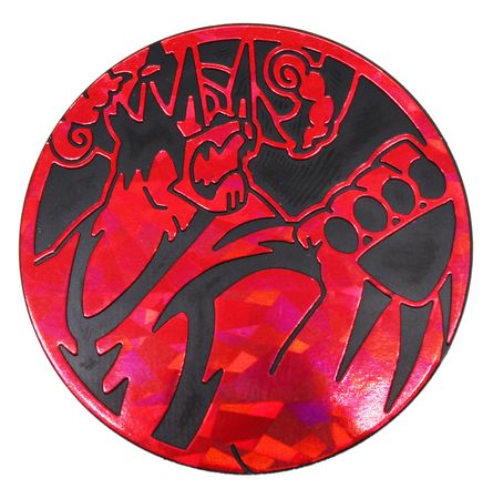 Pokemon Single Strike Urshifu Large Collectible Coin (Red Cracked Ice Holofoil)