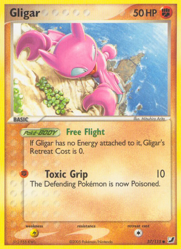 Gligar (57/115) [EX: Unseen Forces]