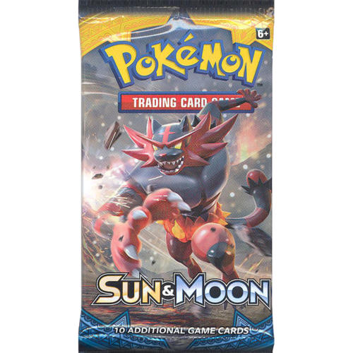 SM1 Sun & Moon Base - Booster Pack Loose (Random Art)