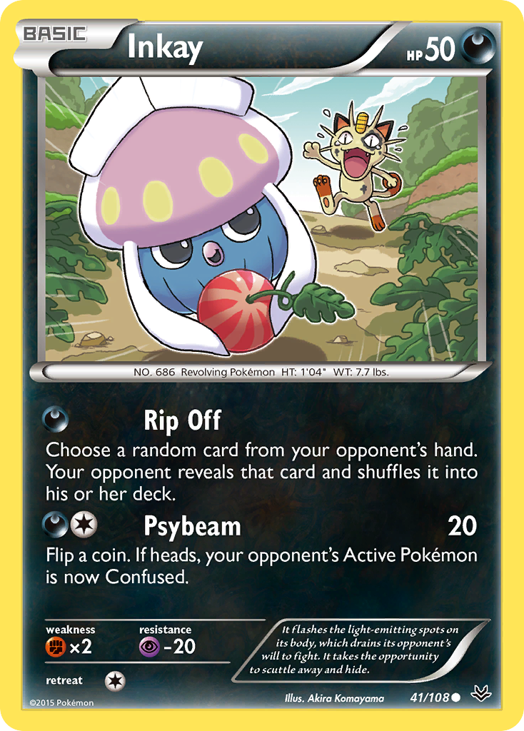 Inkay (41/108) [XY: Roaring Skies]