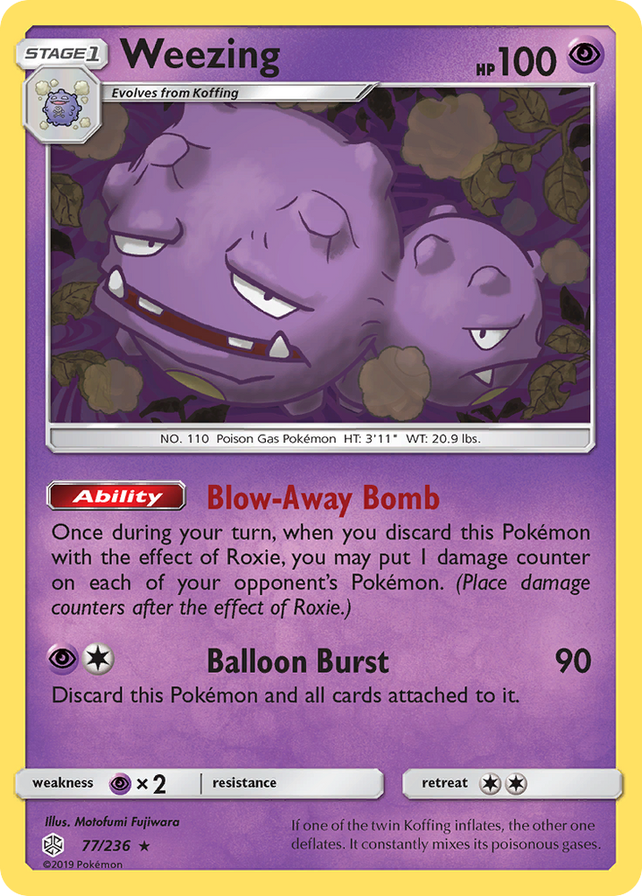 Weezing (77/236) [Sun & Moon: Cosmic Eclipse]